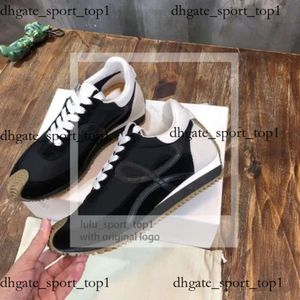 Buty Loweves Buty swobodny przepływ biegaczy Loewves Sneakers Designer Mens Womens in Nylon zamszowy Sneeder Soft Modna moda Sport Klasyczne buty Loeweelys Rozmiar 35-45 167