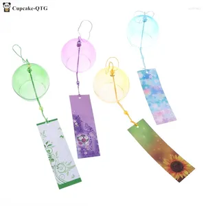 Dekorative Figuren 1PC Japanischer Stil Windglocken handgefertigtes Glasmaterial Chime Geburtstagsgeschenk Weihnachten Home Dekore