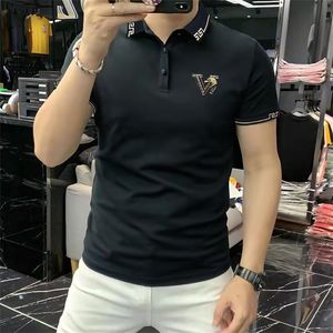 Designer 2024 Herren Polo-Shirt Luxusbrand Logo Brief Casual Short Slee Boss Men MODE LOSSEN LOSSEN HALFEL SELEVE MENS MENS KOMME T-SHIRT M-4XL