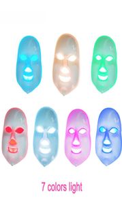 LM012 White 7 light PDT Pon LED Facial Mask Skin Rejuvenation face beauty porejuvenation home use9868802