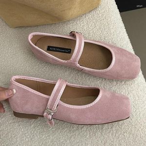 Scarpe casual Fashion Cinkle Strap Flats Women Mary Janes Female Soft Foota Lolita Style con per le donne nel 2024