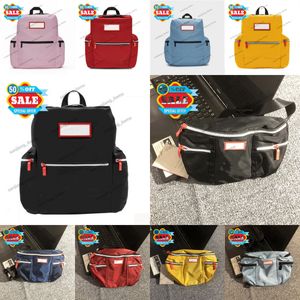 Black Nylon Rucksack Yoga -Taschen Laptop Reisen im Freien wasserdichte Sporttaschen Brandneue Teenager Schultasche Ruck Sack große Kapazität Frauen Männer Crossbody Fanny Pack