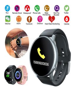 S2 Smart Watch Bluetooth Relógios Bluetooth Sports Sports Bracelet Fitness Detecção de frequência cardíaca Round LCD Display IPS Smartwatch vs Activ8574159