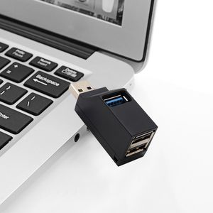 USB 3.0 Hub Adattatore Extender Mini Splitter Box 3 Porte ad alta velocità per PC Laptop U Disk Card Reader