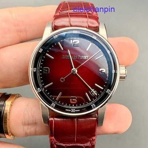 AP Calendar Wristwatch CODE 11.59 Series 41mm Automatic Mechanical Fashion Casual Mens Swiss Famous Watch 15210BC.OO.A068CR.01 Smoked Wine Red Watch