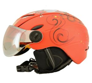 保護ギアムーンアダルト冬のソフトスポーツフルフェイス保護スノーボードスキーヘルメット付きグラス2301073849201
