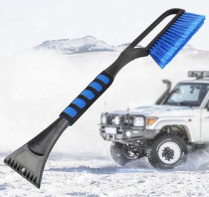 Universell fordon Ice Scraper Cleaner Tool Snow Borstes Shovel Borttagning Borste Vinterrengöringsverktyg Bilbil Buss Cross Country Rac7460760