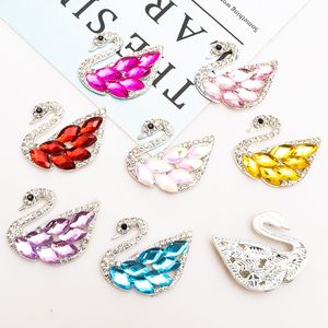 New creative Swan alloy jewelry diy accessories car air outlet mobile phone shell stick drill hole shoes accessories