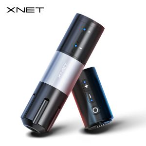 Makine Xnet Elite Kablosuz Döner Dövme Hine Kalem Güçlü Çekirdek Motor LED Dijital Ekran Sanatçı Gövde için Değiştirilebilir Pil