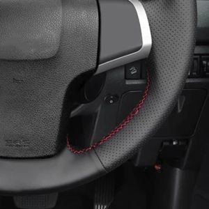 Anti-Schlupf-Leder-Braid-Autolenkradabdeckung für ISUZU D-MAX MU-X 2013-2020 Holden Colorado AU 2012-2014 2015 2016 2017-2019