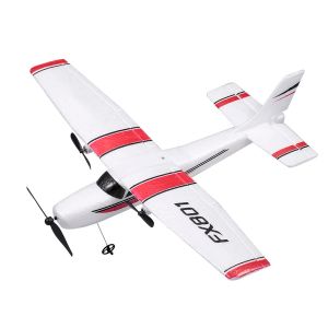 FX801 Flygplan 182 DIY RC PLAN 2.4 GHz 2CH EPP Craft Electric RC Glider Airplane Outdoor Fixed Wing Aircraft for Kids