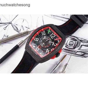 スイスの高級時計Richadmills Mechanical Watch Chronograph Wristwatch Wristwatch 44mmx535mm V45 Mexico Limited Edition Vanguard Racing Carbon Oxf Quality SK