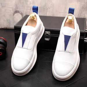Casual skor mode mäns vita blandade färger tjock botten körning kausallägenheter loafers promenader sneakers zapatillas hombre
