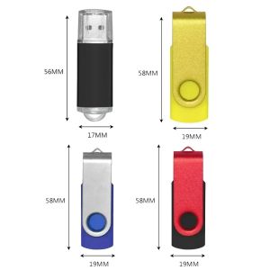 USB Flash Drives 20pcs/Lotto Pen Drive 512MB 1 GB 2GB 4GB 8GB 16 GB Pendrive Memory Stick 32GB 64GB 128GB Stick USB Logo personalizzato gratuito