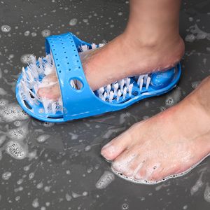 Shake the sound of the same lazy foot washing brush foot removing dead skin massager bathroom foot rubbing brush floor type foot rubbing board