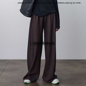 Radskorna * Raden Casual Pants for Womens Spring och Höst 2024 Ny design med en droppande hög midja rak benbrett ben och golvdragande byxor hög kvalitet