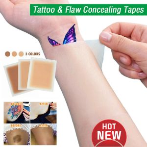 Comodo nascondiglio impermeabile impermeabile per la pelle per cicatrice per cicatrice copertina di copertura del tatuaggio di copertura del tatuatore nastro 1 pcs