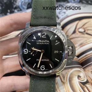 Top Clone Men Sports Watch Panerais Luminor Automatic Movemation Series Watch 00618pam Black Disk 95 Pam Minnow U2od