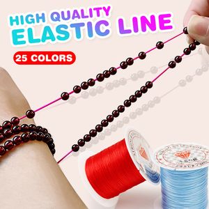393inch/Rollkristall DIY Perlen -Dehnungskabel elastische Linie Juwelier Making Draht String Juweleri Faden Saitengewinde