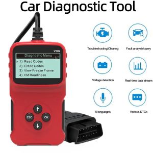 OBD -Autofehlerdetektor -Lesencodekarte OBD2 CAR Diagnostic Instrument Tool Code Reader