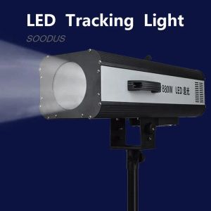 LED Follow Spot Light für das Hochzeitstheater DJ Weihnachtsfeier Zusätzliches Licht Folge Tracker Doppelfokus mit Stativ