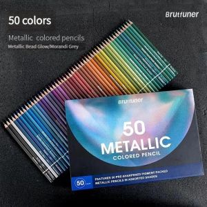 Pencils 72 Colors Metallic/Macarons Coloured Pencils ,Oil Wood Colored Pencils Set for Adult Doodling Sketching Drawing Art Supplies