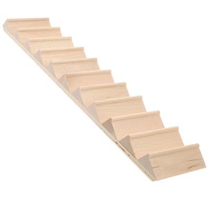 1pc 1/12 Mini House Treppe Miniatur -Holztreppe ohne Handlauf -DIY -Zubehör