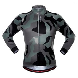 Racing Jackets Spring Autumn Riding Long Sleeve Cycling Bicycle Mountain Bike Colthing For Outdoor Sports Exercises Polyester Army Dro Otc9S