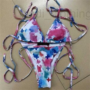 Kvinnors badkläder designer bikini baddräkt kvinnor kvinnliga uppsättningar tryckta baddräkter sommarstrand slitage simning S-XL x 2 pm