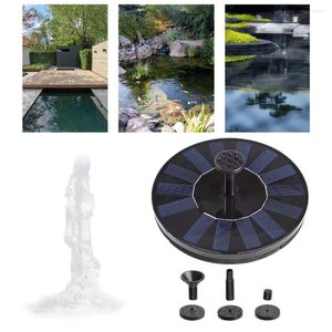 Bahçe Dekorasyonları Güneş Yüzen Su Çeşmesi Kuş Banyo Pompası Dekorasyon için Powered