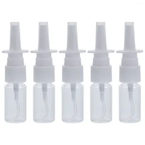 Speicherflaschen Nasenstreifen Sprühflasche 5 Nachfüllbare Behälter wiederverwendbare Nebel -Sprühgeräte für Essentials