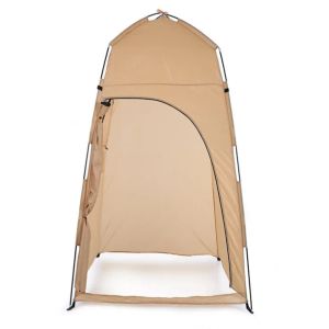 Shelters 2022 Portable Outdoor Camping Tent Shower Tent Bath Changing Fitting Room Tent Shelter Camping Beach Privacy Toilet Camping Tent