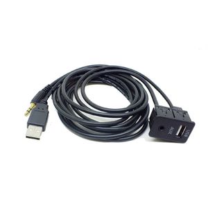 Samochód Aux USB Męski dysk montowania adapter montażowy odpowiedni dla Toyota Avensis Rav4 Auris Corolla Venza Yaris