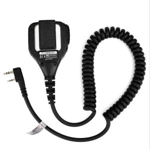 IP54 wasserdichtes Remote -Mikrofon -Lautsprecher Mikrofon mit Headset PTT für Kenwood Baofeng UV 5R für Quansheng UV K5 K6