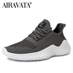 Botlar Erkek Spor ayakkabılar ağa nefes alabilen modaya uygun dantelli hafif siyah yürüyüş büyük boyutlu adam tenis ayakkabı zapatillas hombre boyutu 3947