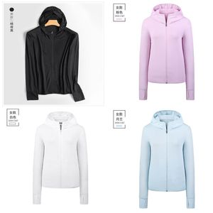 Jackets femininas moda moda de pele rápida seca impermeável Proteção solar proteção anti-lu