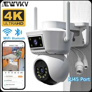 Outras câmeras de CCTV 4K ai ao ar livre AI Inteligente Wi-Fi Binocular 8x ZOOM 8MP de alta definição Definição Night Vision Câmera de monitoramento de monitoramento IP66 Impervenção a água Y240403