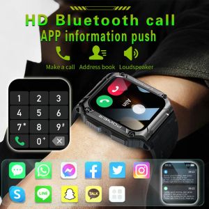 1.95 'Militar Smart Watch Men Women para Android Xiaomi iOS IP68 Sports Sports Relógios esportivos ao ar livre Call SmartWatch 2023