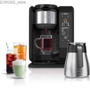 Cafeteiras Ninja CP307 Sistema de cervejamento frio e quente Fabricante de chá e café com IQ automático 6 tamanhos 5 estilos 5 Configurações de chá Black Y240403