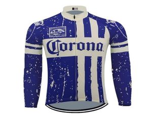 2021 Thermal Retro Corona Beer Cycling Jersey with Fleece Option3685776