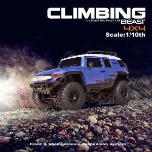 1:10 RC-bilbil helt terräng 15 km/h off-road 4WD fjärrkontroll monster crawler laddar bil RC-leksaker för pojkar barn HB ZP1001