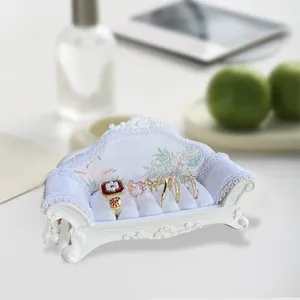 Jewelry Pouches Box Travel Durable Sturdy Resin Rings Organizer Tray For Shop Store Display Showcase Dresser Home