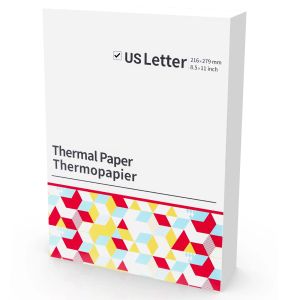 Papier US -Buchstabengröße Papier 8.5x11 Thermaldrucker Papier Mehrzweck weißer Papierkompatible M08F MT800 MT800Q Buchstabe Portable Drucker