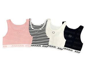 デザイナー刺繍Tシャツ女性スポーツトップレタープリントスポーツベスト夏の編みベストTEES4786532