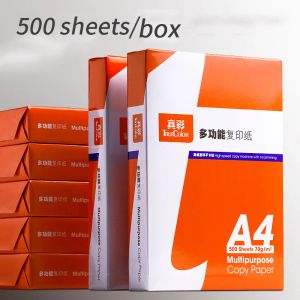 Punch 500 Blätter A4 Kopierpapier doppelter Druck 70G/80G Weißes Kratzpapier Home School Schreibwarengelder Großhandel Großhandel