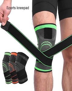 1PCS Apoio ao joelho Profissional Protetive Sports Knee Pad Bandrage Bandagem Knee Brace Basketball Tennis Cycling Para Runner1161023