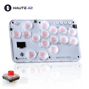 Haute42 Arcade Hitbox Controller Fight Stick PC Joystick Hitbox Controller tastiera per PS4 / Switch / Steam Arcade Fighting PC