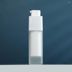 Lagringsflaskor användbar tom sprayflaska miljövänlig läcksäker bärbar lotion vakuumpump kosmetiska sminkverktyg