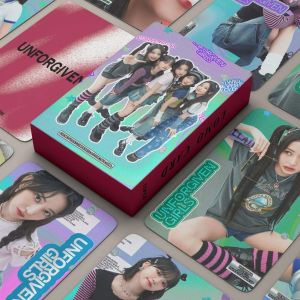 55pcs/set kpop le sserafim antifragene yeni ablum korkusuz kız grubu Ive lomo kartları photocard sevimli baskı kartı poster hayranları hediye