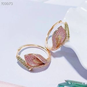 Серьги Senyu роскошные банкетные цветочные серьги с серьгами microindlay Cz Fashion Fashion Женщины украшения свадьба красивые свадебные серьги